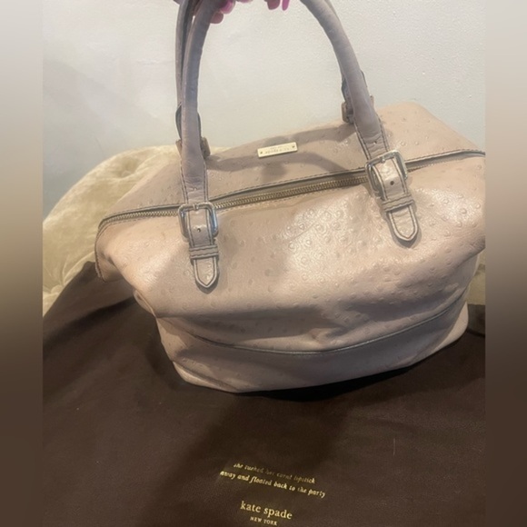Kate Spade Portola Valley Blaine Satchel Handbag COLOR: TAUPE *****AUTHENTIC** - Picture 7 of 9